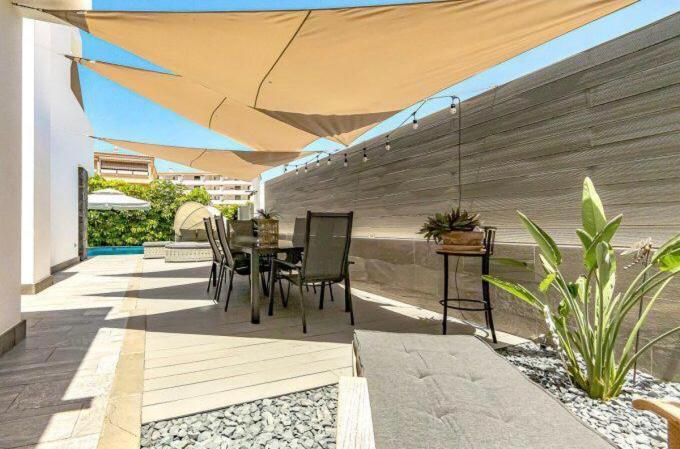 Luxury Villa Tropical Private Heated Pool Los Cristianos  Luaran gambar